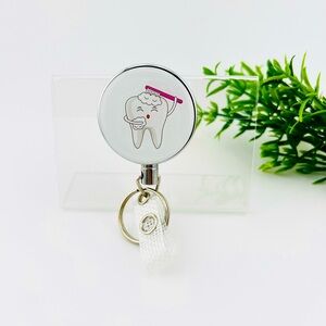 Funny dental 🦷 washing 🤭 badge Reel,